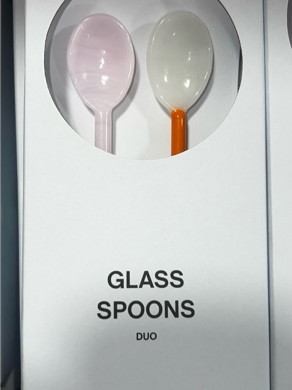 Hay Glass spoons Duo